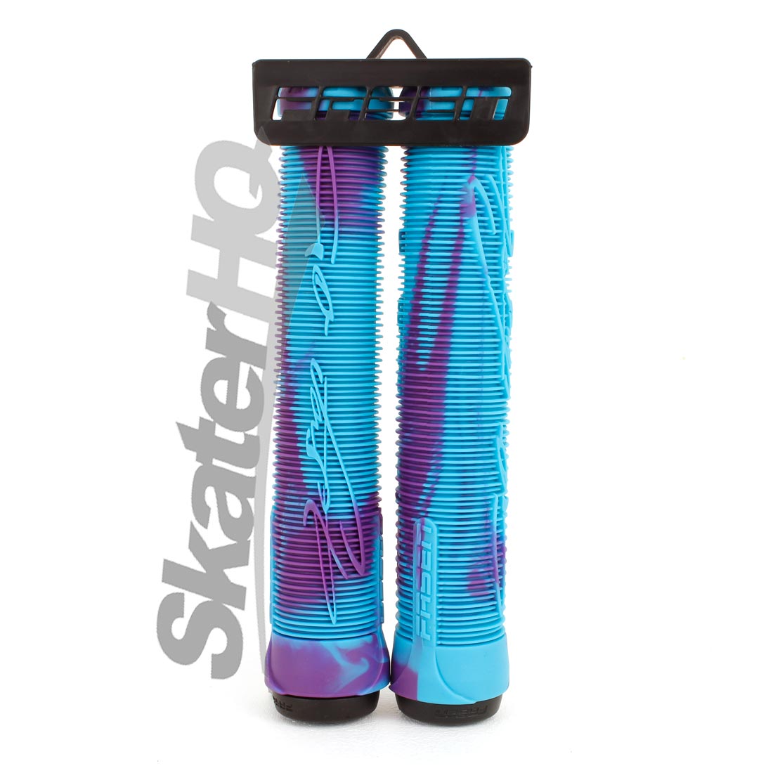 Fasen Go Fast Handle Grips - Blue/Purple Scooter Grips