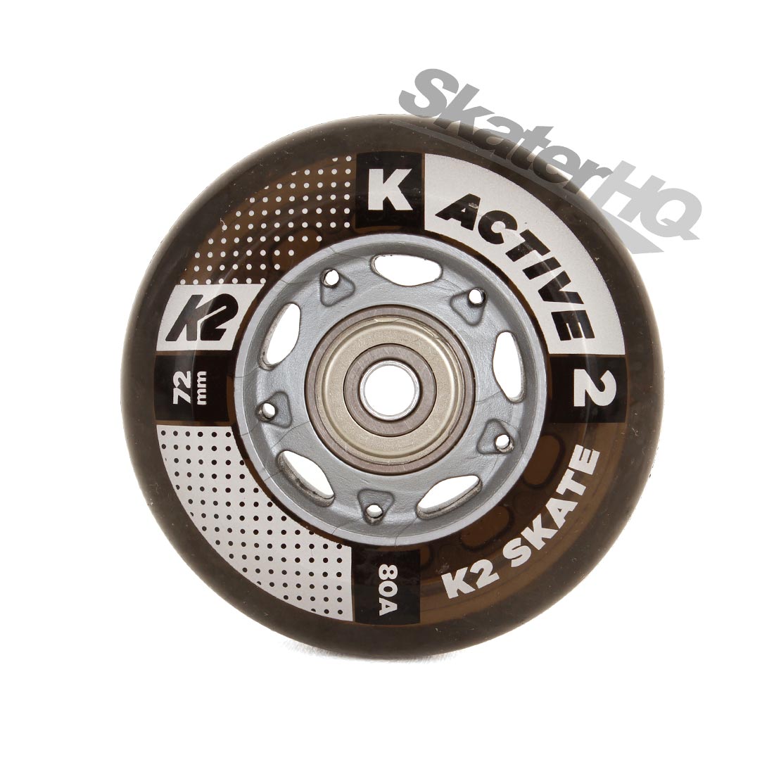 K2 Active 72mm/80A 8pk w/ ILQ5 Bearings Inline Rec Wheels