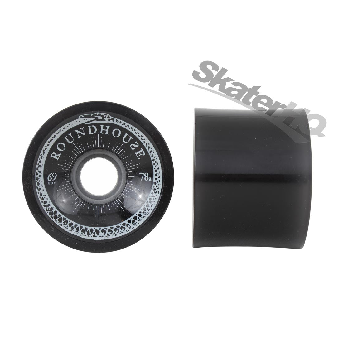 Carver Roundhouse Concave 69mm/78A 4pk - Smoke Skateboard Wheels
