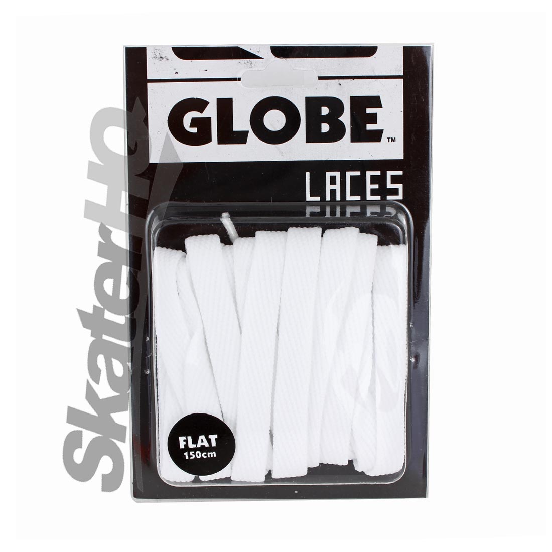 Globe Flat 150cm Laces - White Laces