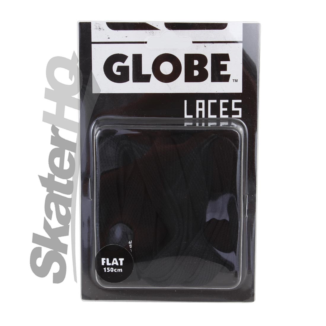 Globe Flat 150cm Laces - Black Laces