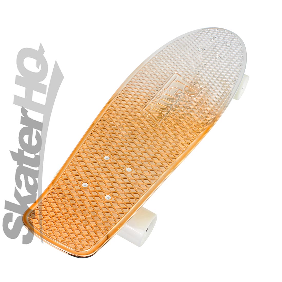 Penny 27 Nickel Metallic Fade Complete - White/Copper Skateboard Compl Cruisers