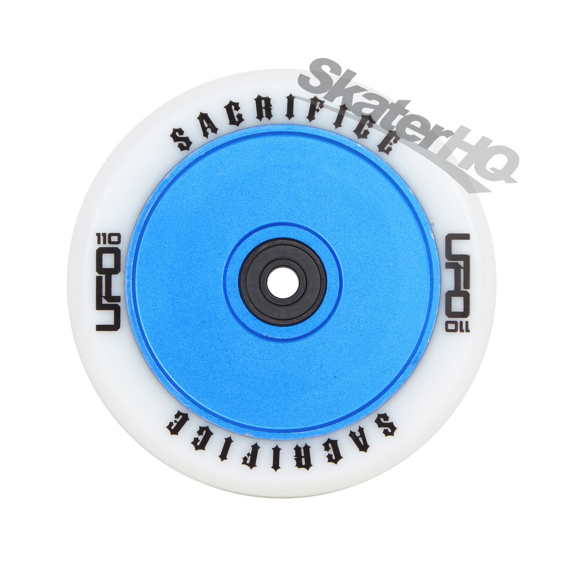 Sacrifice UFO 110mm Wheel - White/Blue Scooter Wheels