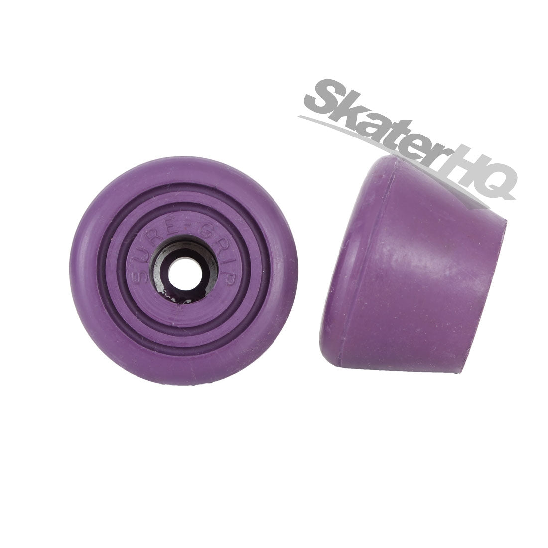 Sure-Grip Bullseye Toe Stop 2pk - Purple Roller Skate Accessories