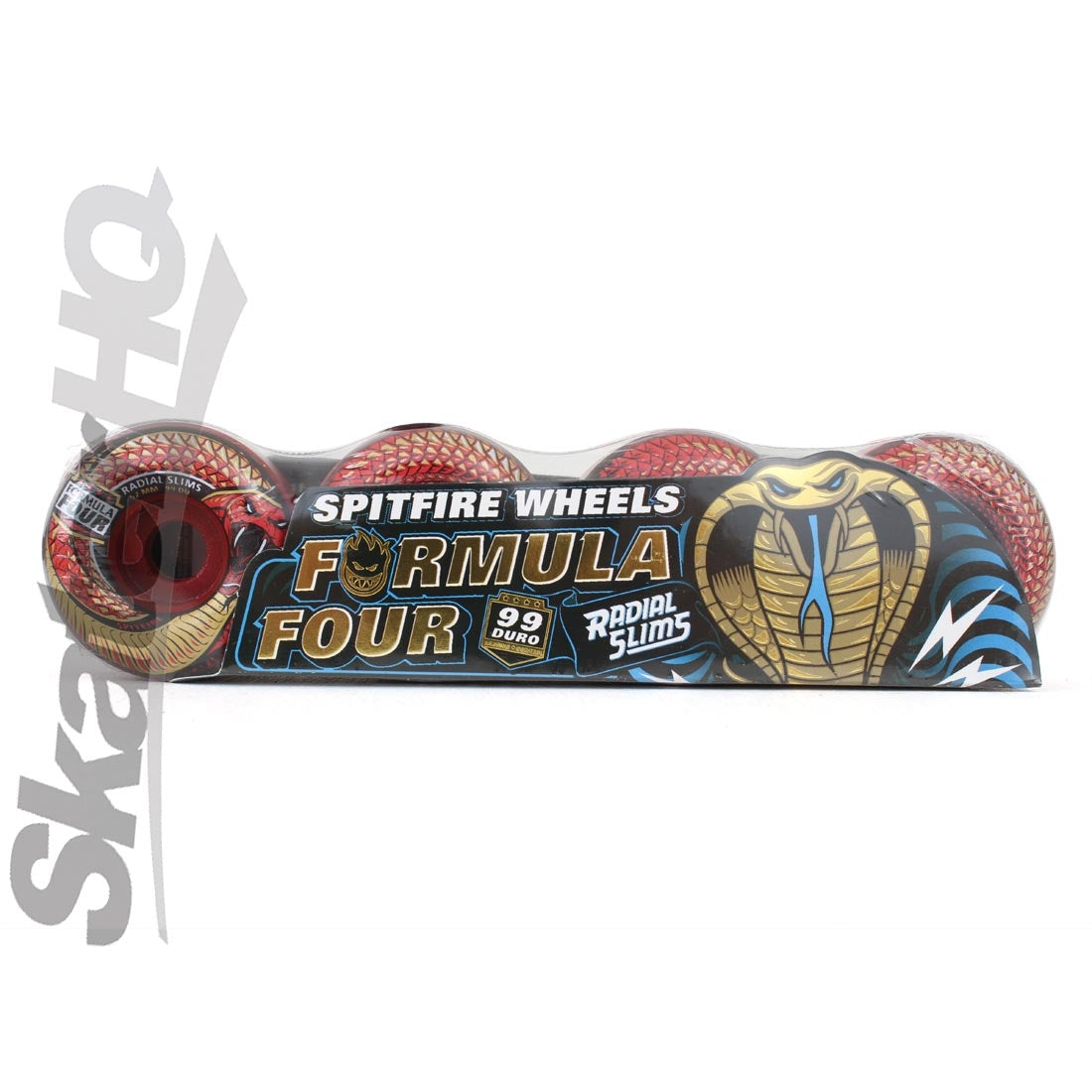 Spitfire Formula Four 99A Radial Slims Red Death 52mm Skateboard Wheels