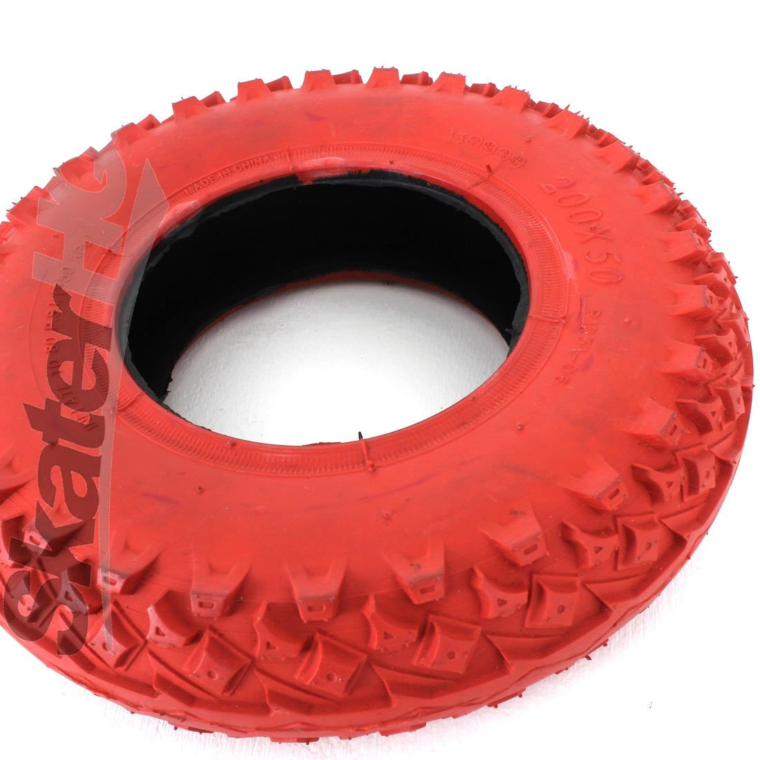 Dirt Tire 200 x 50mm Single - Red Skateboard Hardware and Parts
