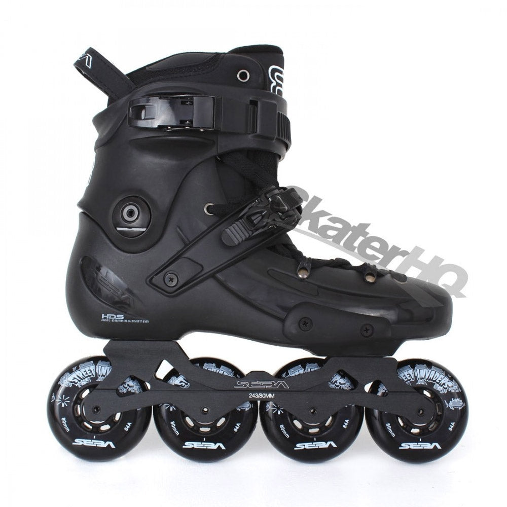 SEBA FR1 80 Black 10.5US/EU44.5 Inline Rec Skates