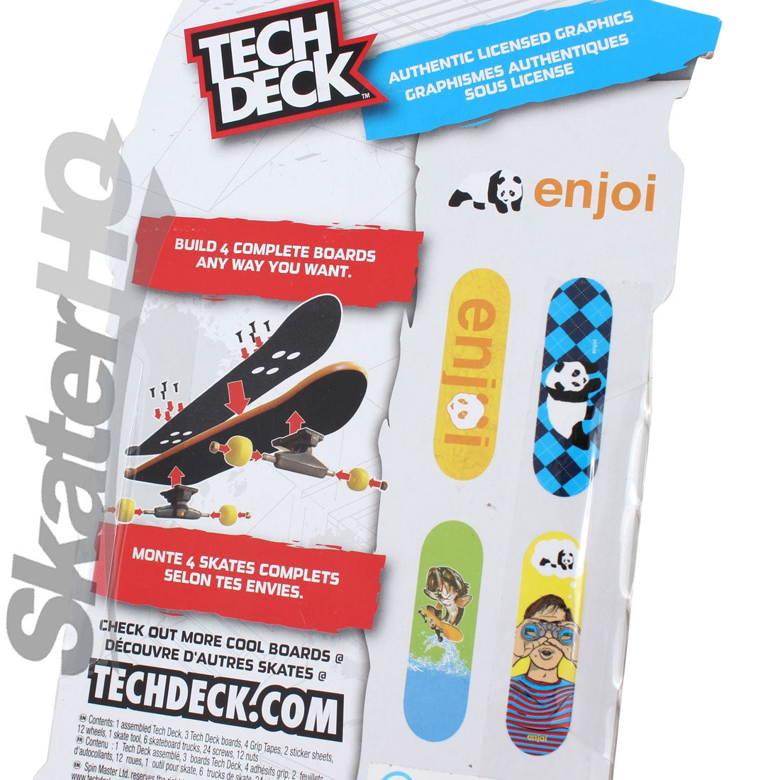 Tech Deck 4pk - Enjoi Skateboard Accessories