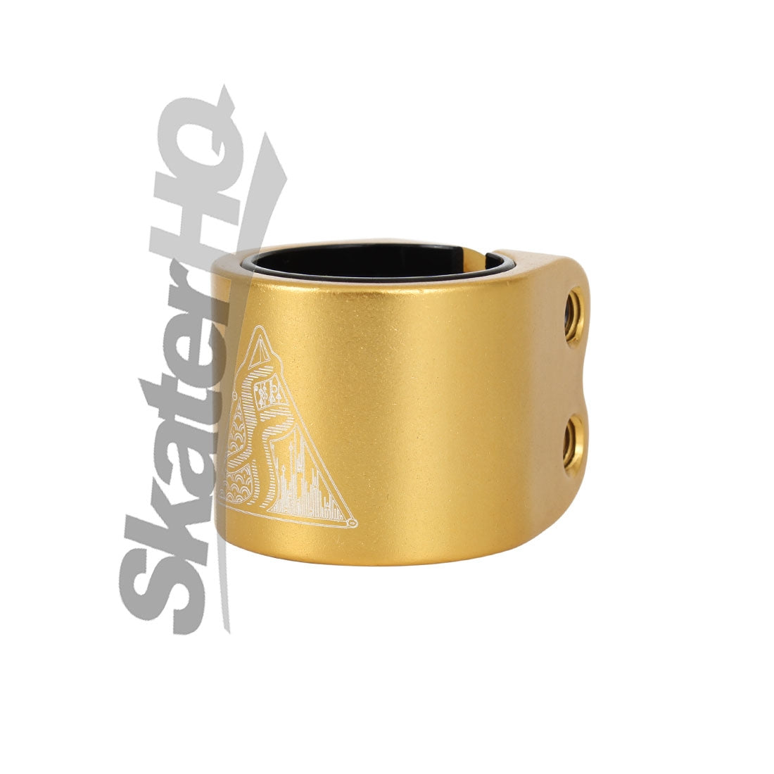 Fasen 2 Bolt Clamp - Gold Scooter Headsets and Clamps