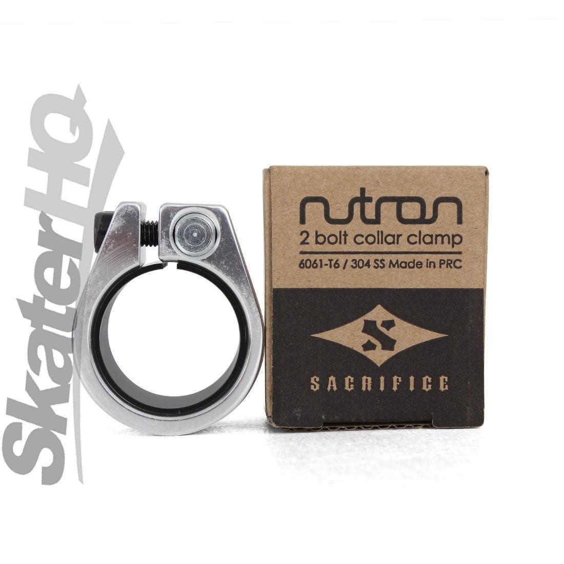 Sacrifice Nutron Collar Clamp - Polished Scooter Headsets and Clamps