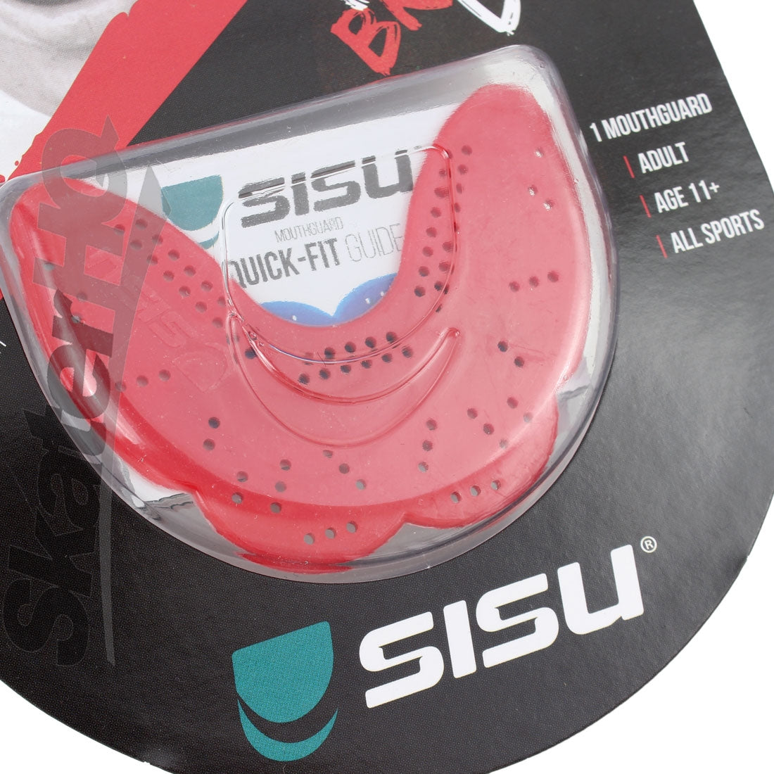 SISU Aero Mouthguard 1.6 Medium - Red Protective Mouthguards