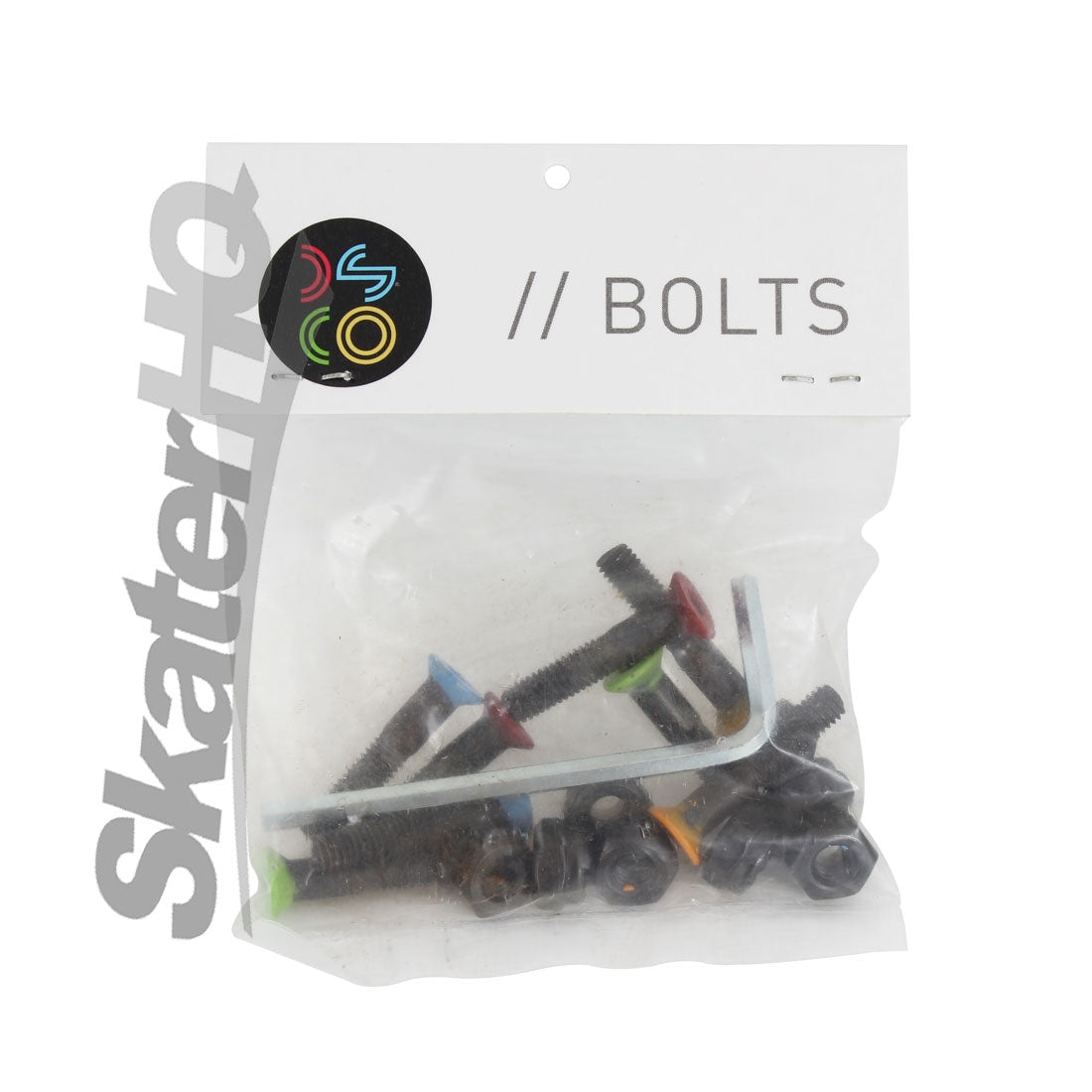 Disco Bolts Party Allen 1inch Skateboard Hardware and Parts