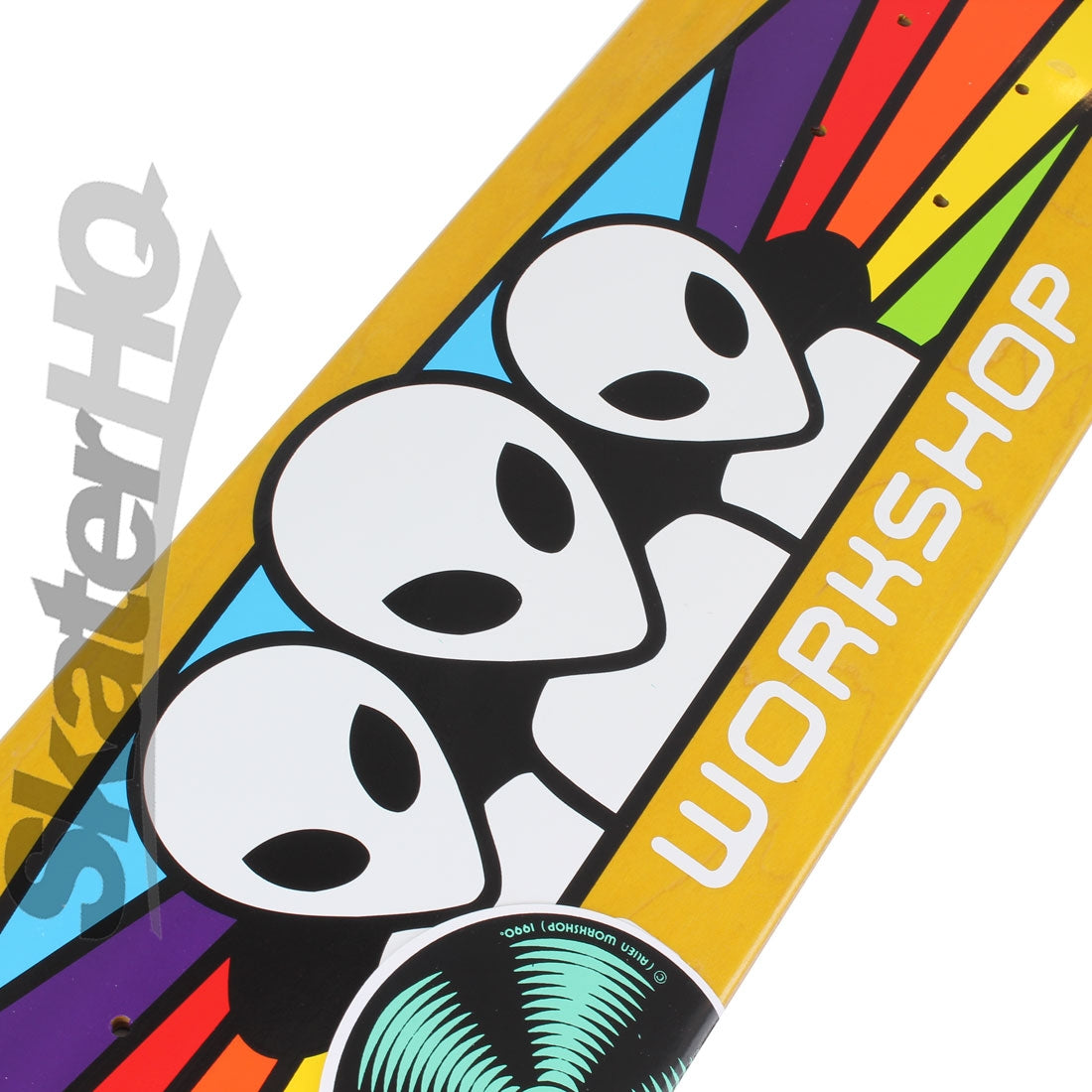 Alien Workshop Spectrum Mini 7.25 Deck - Yellow Skateboard Decks Modern Street