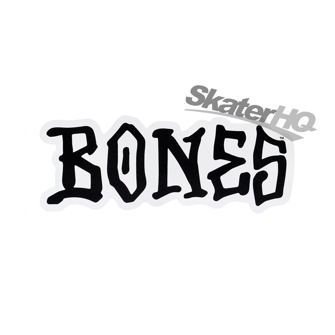 Bones Graffiti Sticker Medium - White/Black Text Stickers