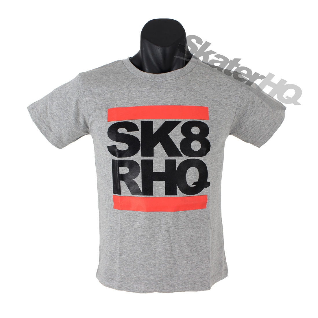 Skater HQ Kids Stacked T-Shirt - Grey Apparel Skater HQ Clothing