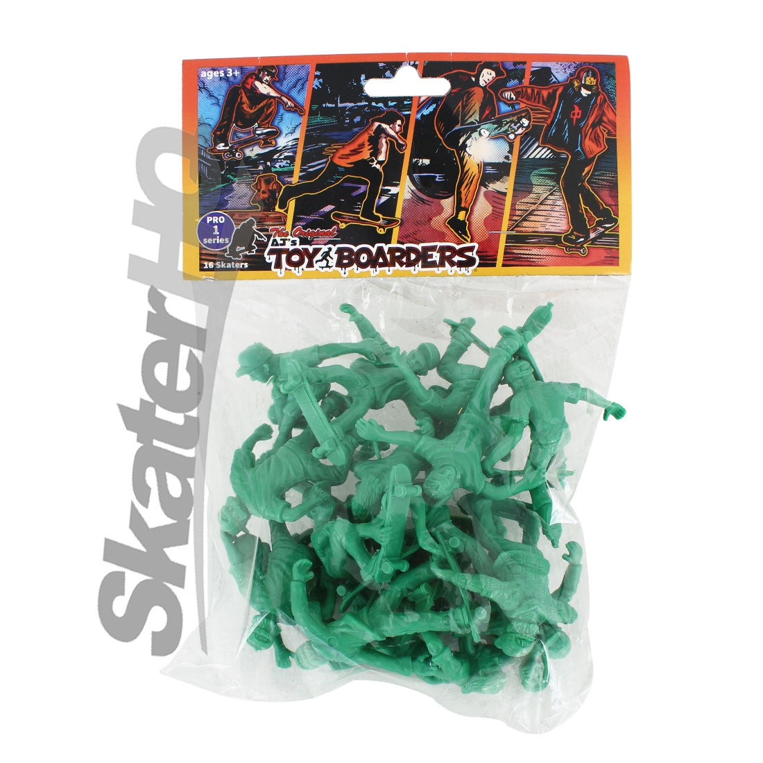 AJs Toy Boarders PRO Skate - Series 1 - Green Skateboard Accessories