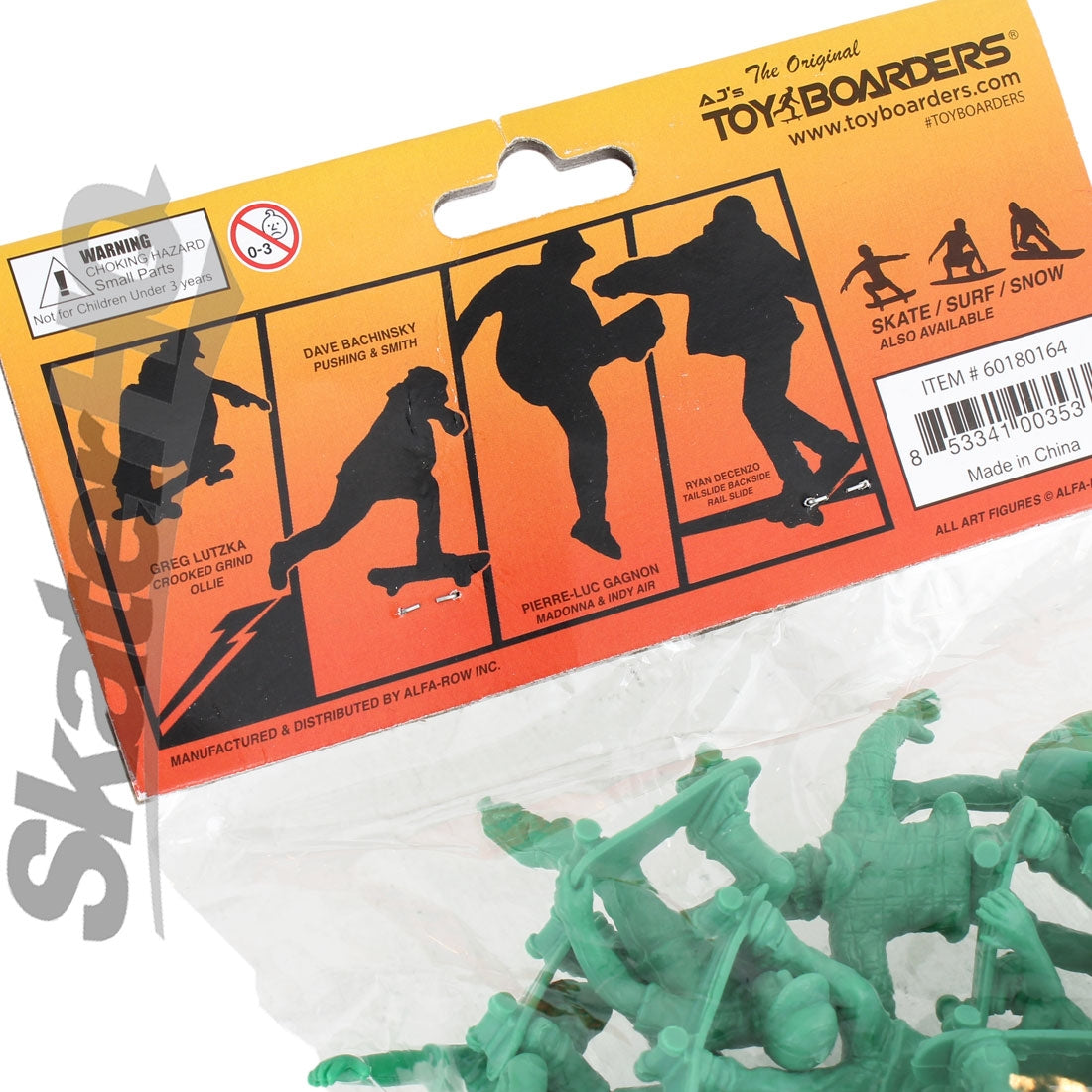 AJs Toy Boarders PRO Skate - Series 1 - Green Skateboard Accessories