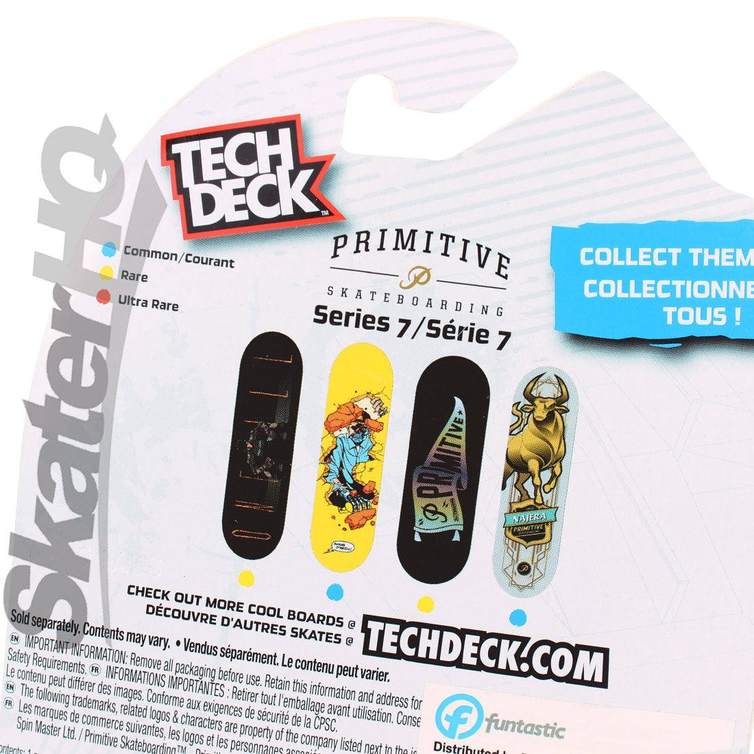 Tech Deck Series 7 - Primitive - Najera Bull Skateboard Accessories