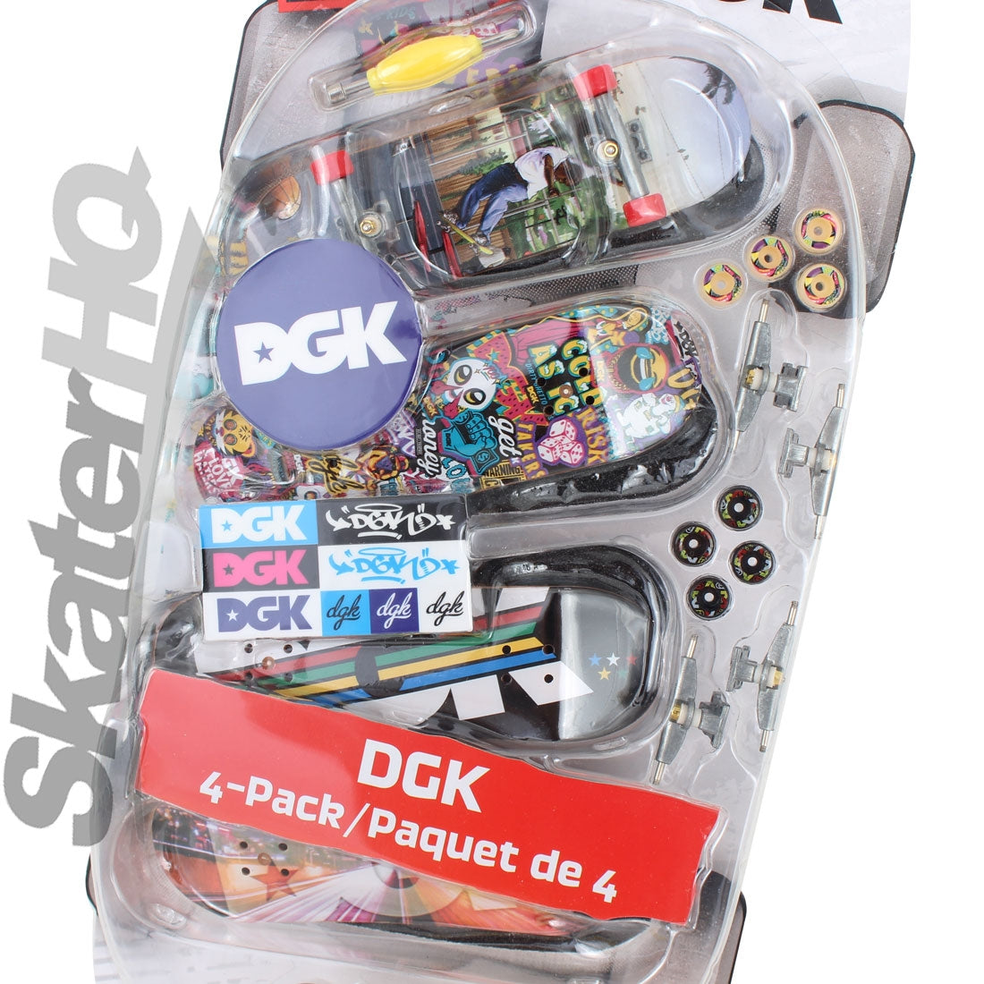 Tech Deck 4pk - DGK Skateboard Bearings