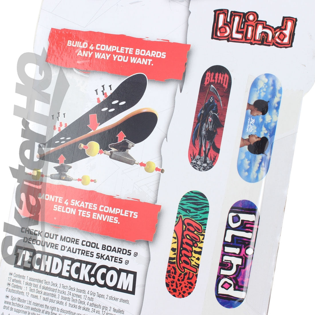 Tech Deck 4pk - Blind Skateboard Accessories