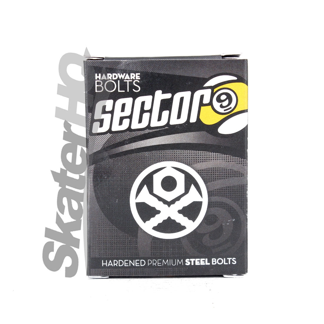 Sector 9 Steel Bolts 1.25inch Phillips 8pk - Black Skateboard Hardware and Parts