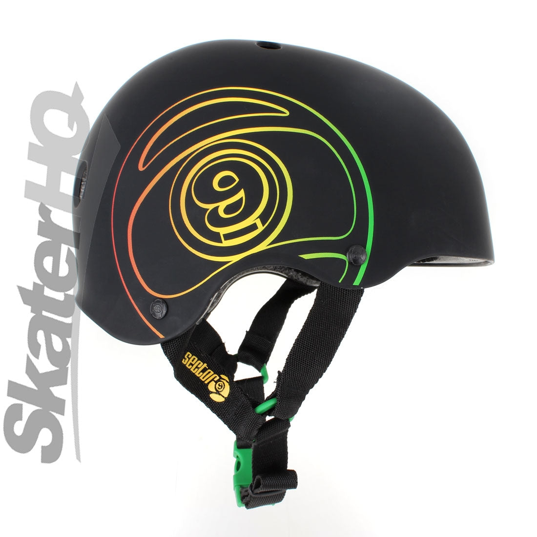 Sector 9 Logic Helmet Rasta - Small Helmets