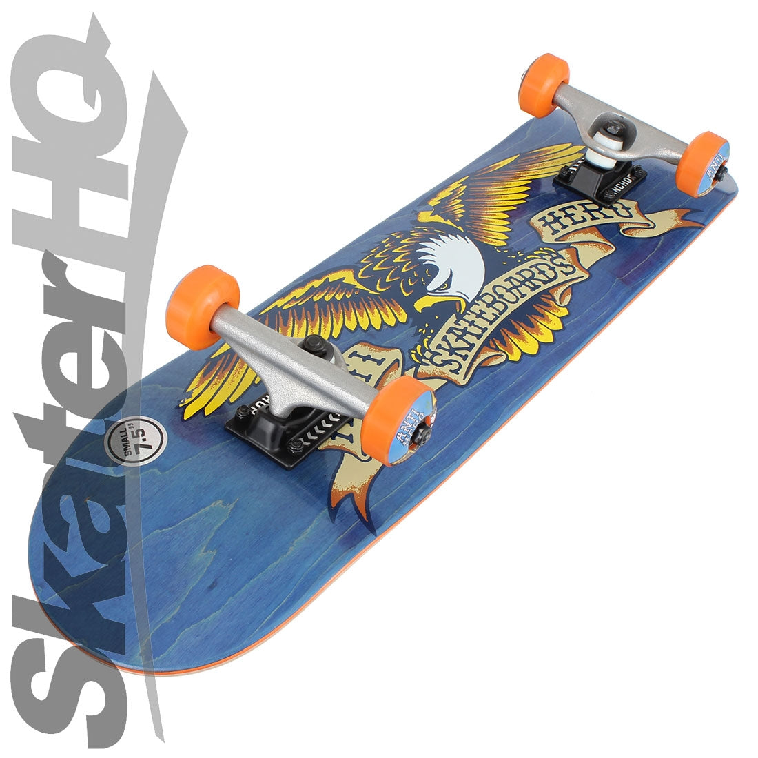 Antihero Eagle Stained 7.5 Complete - Navy Skateboard Completes Modern Street