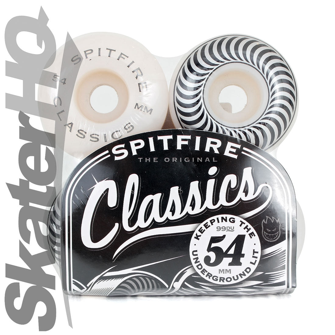 Spitfire Classics 54mm/99A Silver 4pk Skateboard Wheels