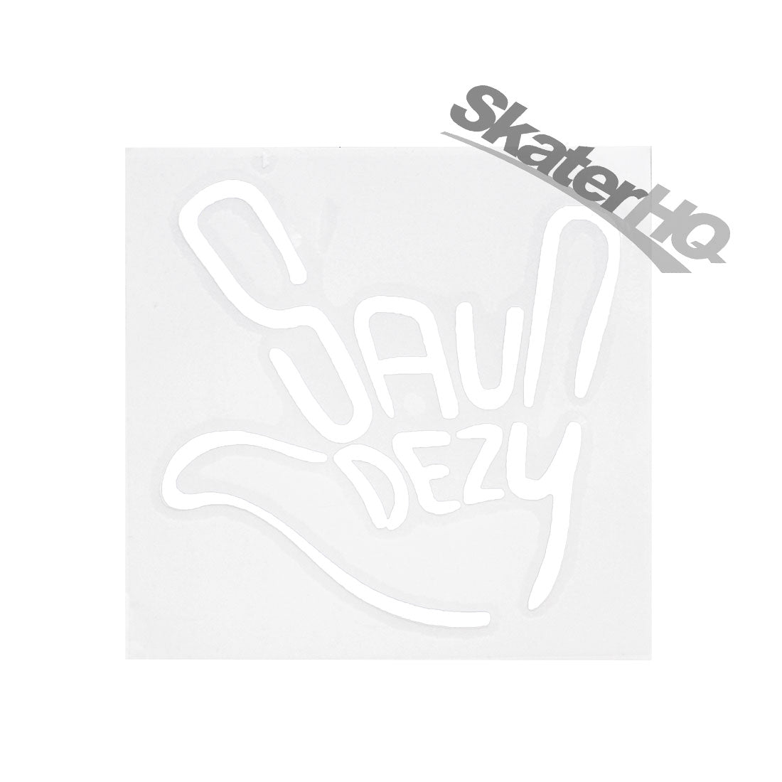 Saundezy Hand Sticker - White/Clear Stickers