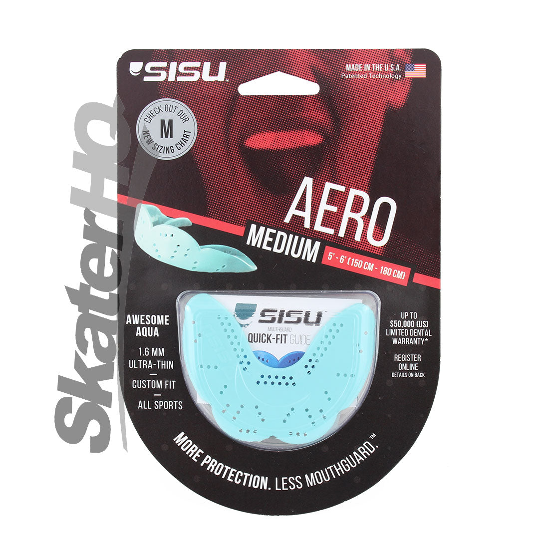 SISU AERO Mouthguard 1.6 Medium - Awesome Aqua Protective Mouthguards