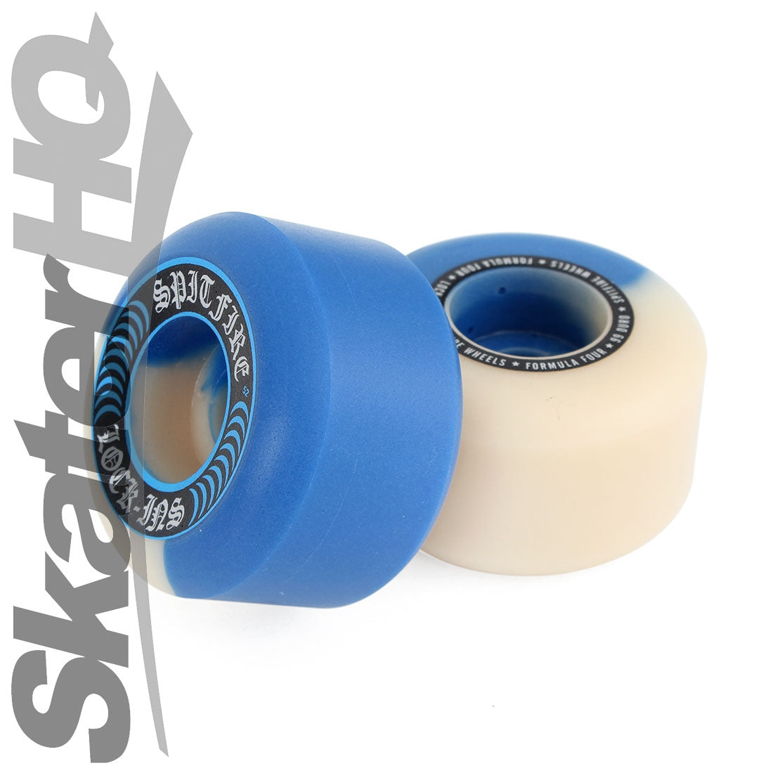 Spitfire Formula Four 99A Swirl Blue Lock-Ins 52mm Skateboard Wheels