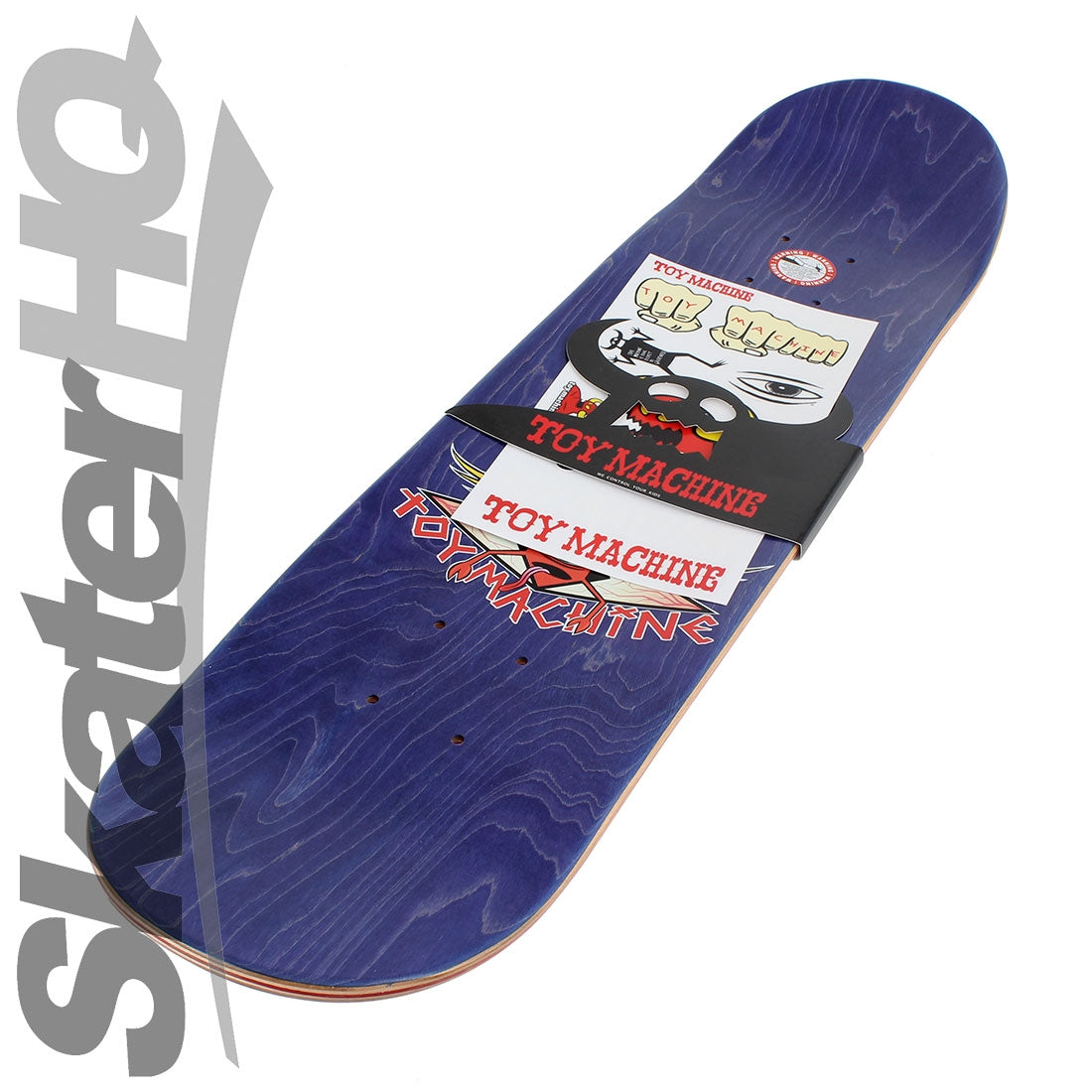 Toy Machine Fists 7.375 Mini Deck - Blue Skateboard Decks Modern Street