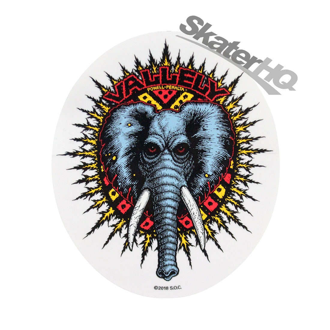 Powell Peralta Vallely Elephant Sticker Stickers