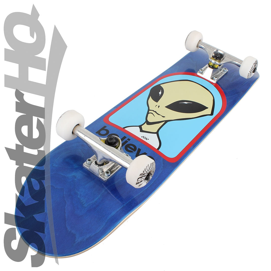 Alien Workshop Believe 7.75 Complete - Blue Skateboard Completes Modern Street