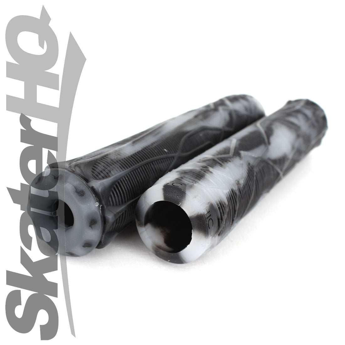 Ethic DTC Handle Grips - Black/Clear Scooter Grips
