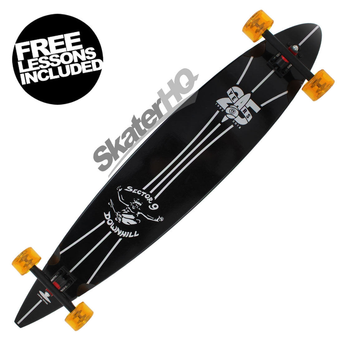 Sector 9 25 Year OG Pintail LE Complete - Black Skateboard Compl Cruisers