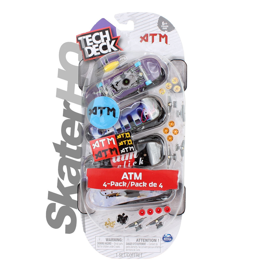Tech Deck 4pk - ATM Skateboard Accessories