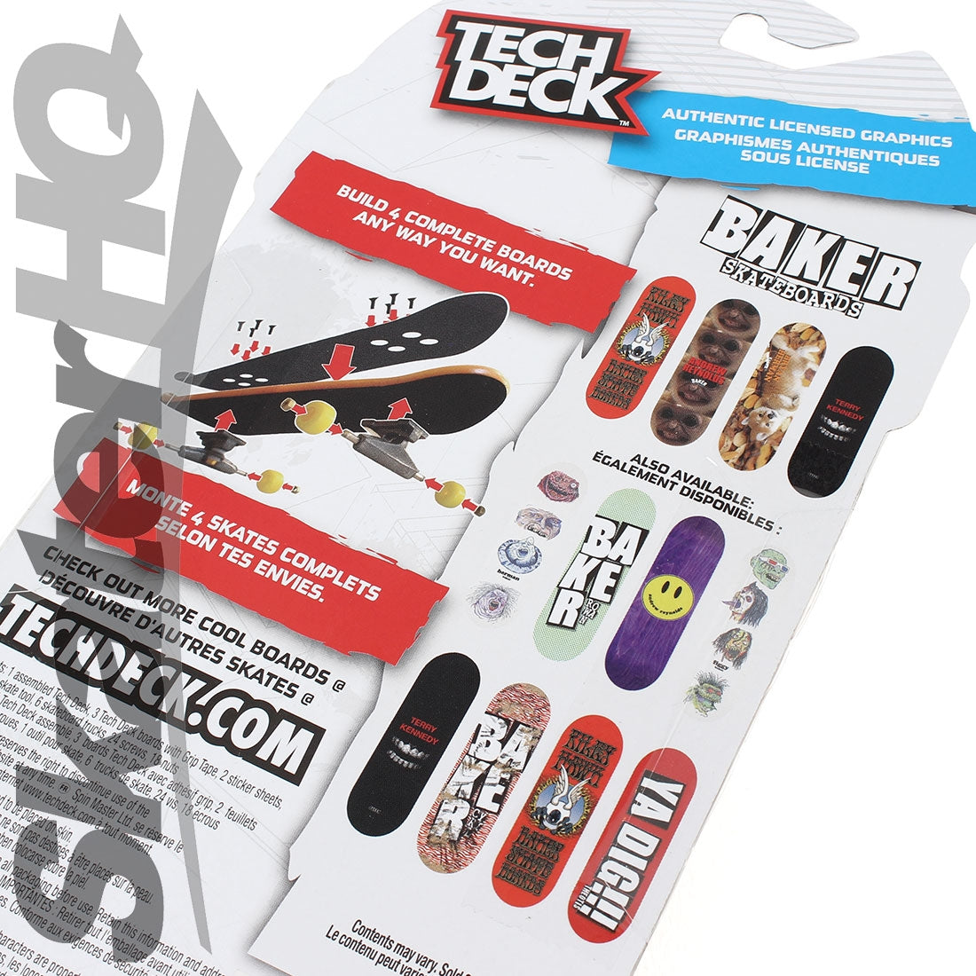 Tech Deck 4pk - Baker Skateboard Accessories