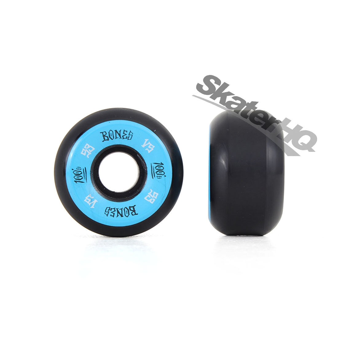 Bones OG 100s v5 53mm - Blue/Black Skateboard Wheels