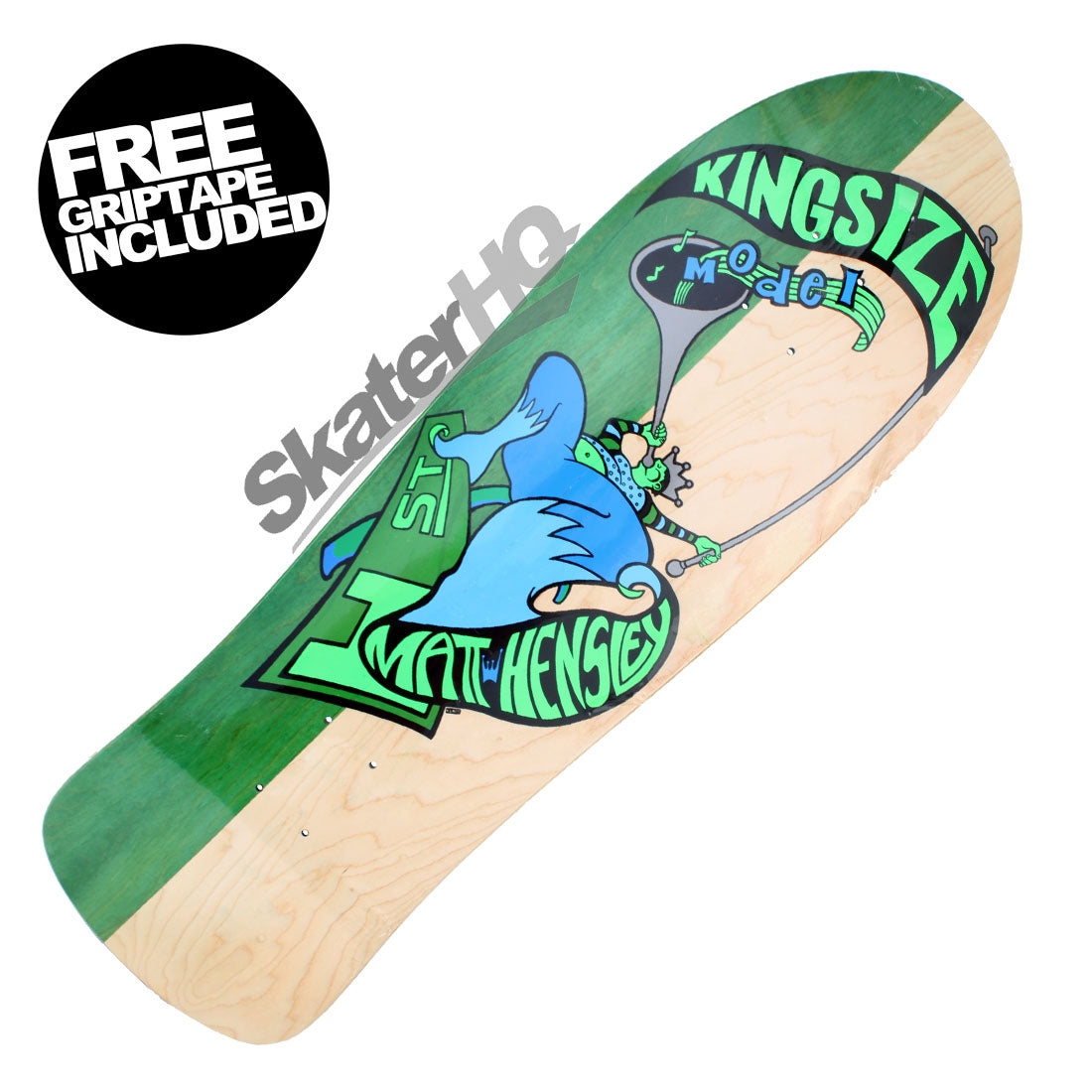 H-Street Hensley Kingsize Hornblower 10.0 Deck Skateboard Decks Old School