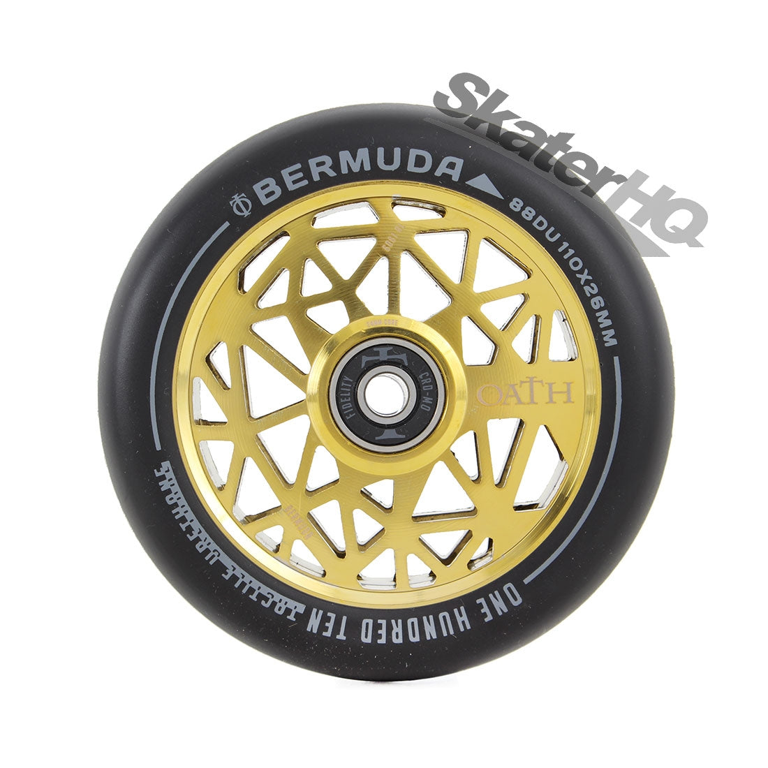 Oath Bermuda 110mm Wheel - Neo Gold Scooter Wheels