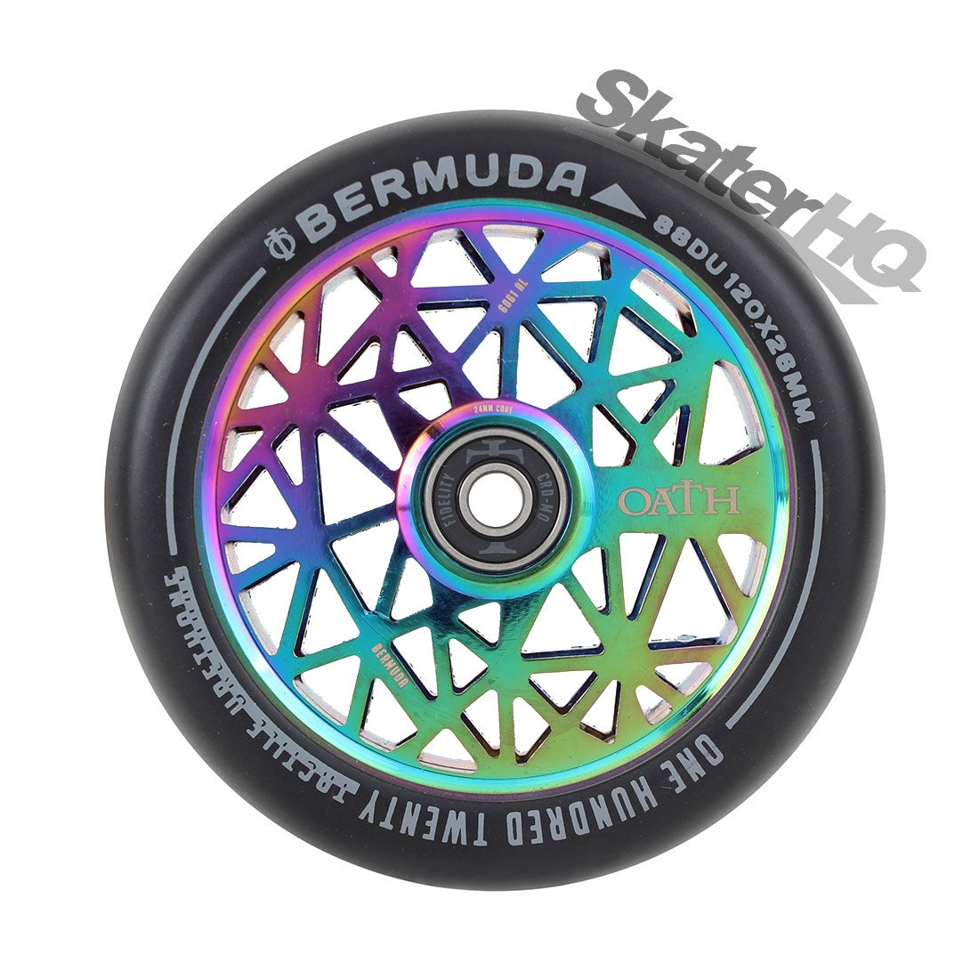 Oath Bermuda 120mm Wheel - Neochrome Scooter Wheels