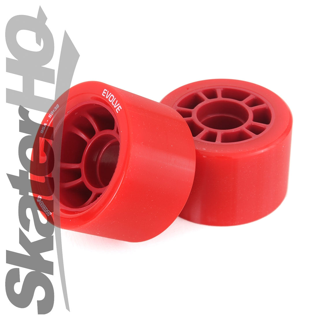 Bont Evolve Derby 59x38mm 95a 4pk - Red Roller Skate Wheels