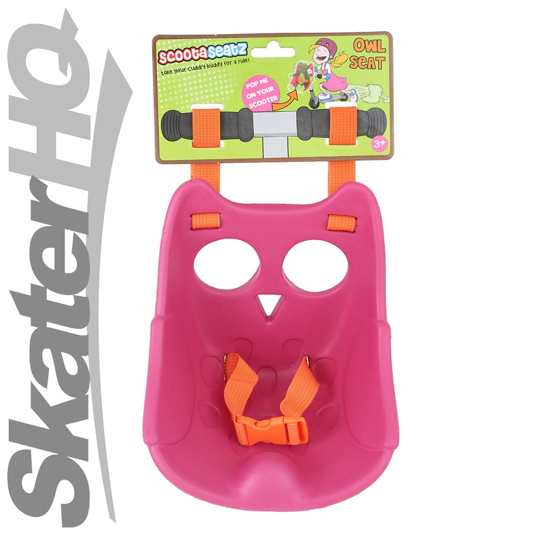 Scootaseatz Owl Seat - Pink Scooter Accessories