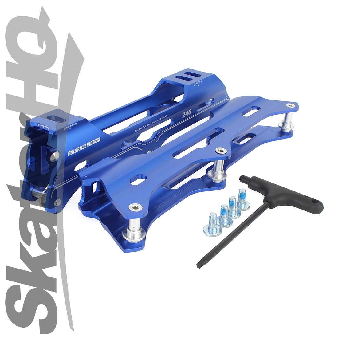 Powerslide Frame Pleasure Tool SC110 246mm 3x110 - Blue Inline Frames