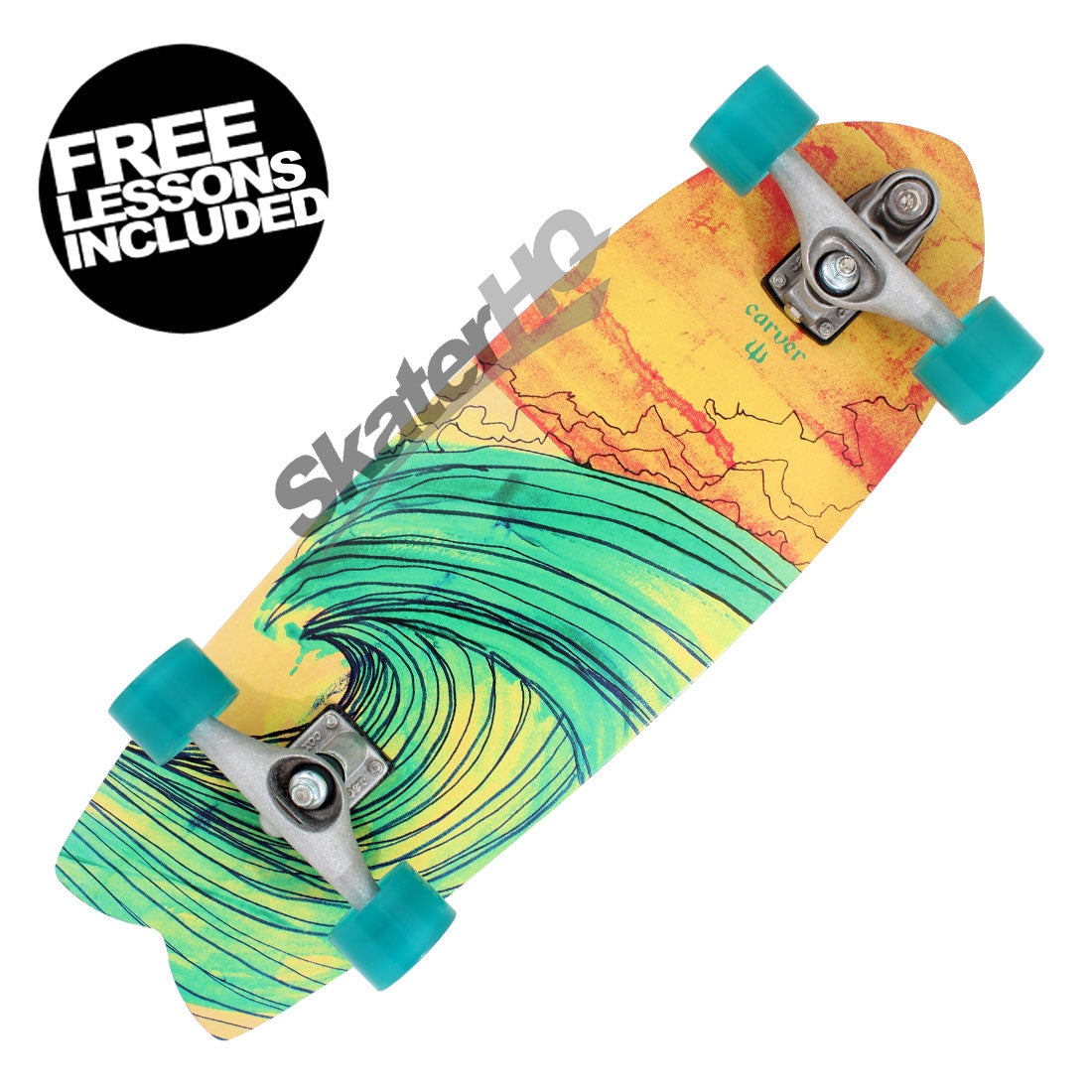 Carver Swallow C7 Raw Complete Skateboard Compl Carving and Specialty