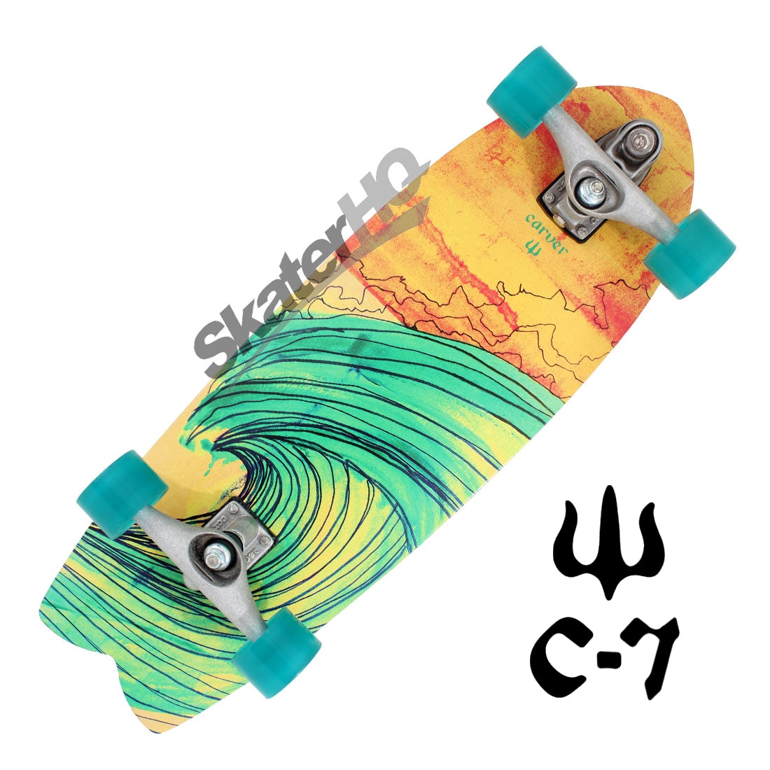 Carver Swallow C7 Raw Complete Skateboard Compl Carving and Specialty