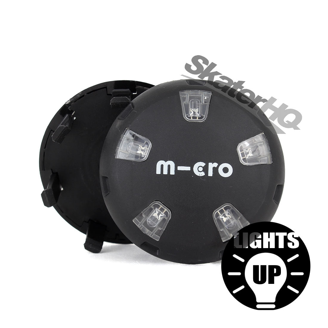 Micro LED Wheel Whizzer - Black Scooter Hardware and Parts