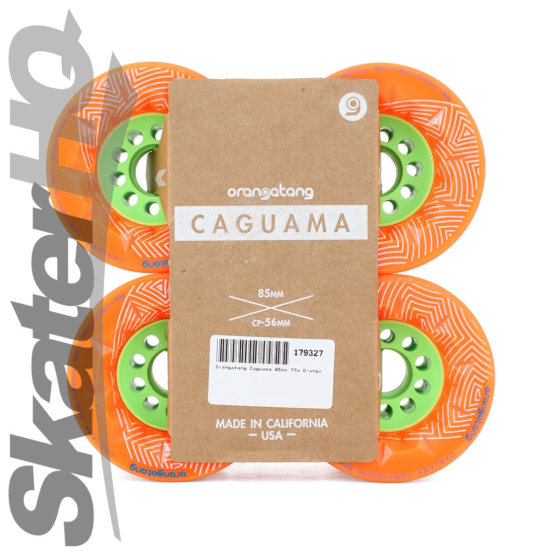 Orangatang Caguama 85mm/80a 4pk - Orange Skateboard Wheels
