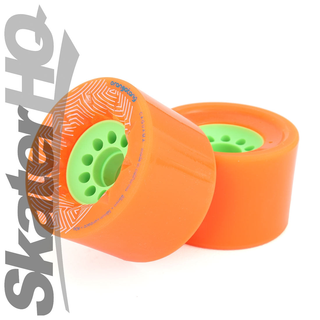 Orangatang Caguama 85mm/80a 4pk - Orange Skateboard Wheels